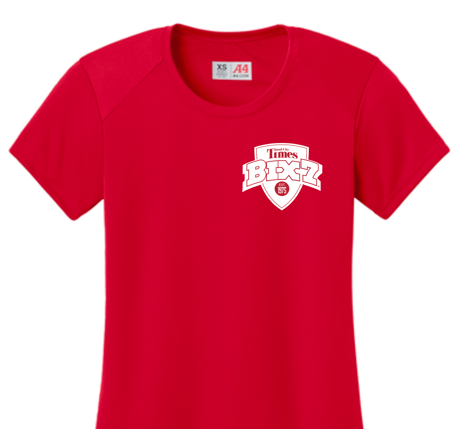 Women's Technical Shirt -red – Quad-City Times Bix 7 Online Store