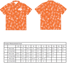 Load image into Gallery viewer, Men&#39;s Hawaiian Shirt - Orange
