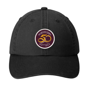 50th Baseball Cap - black